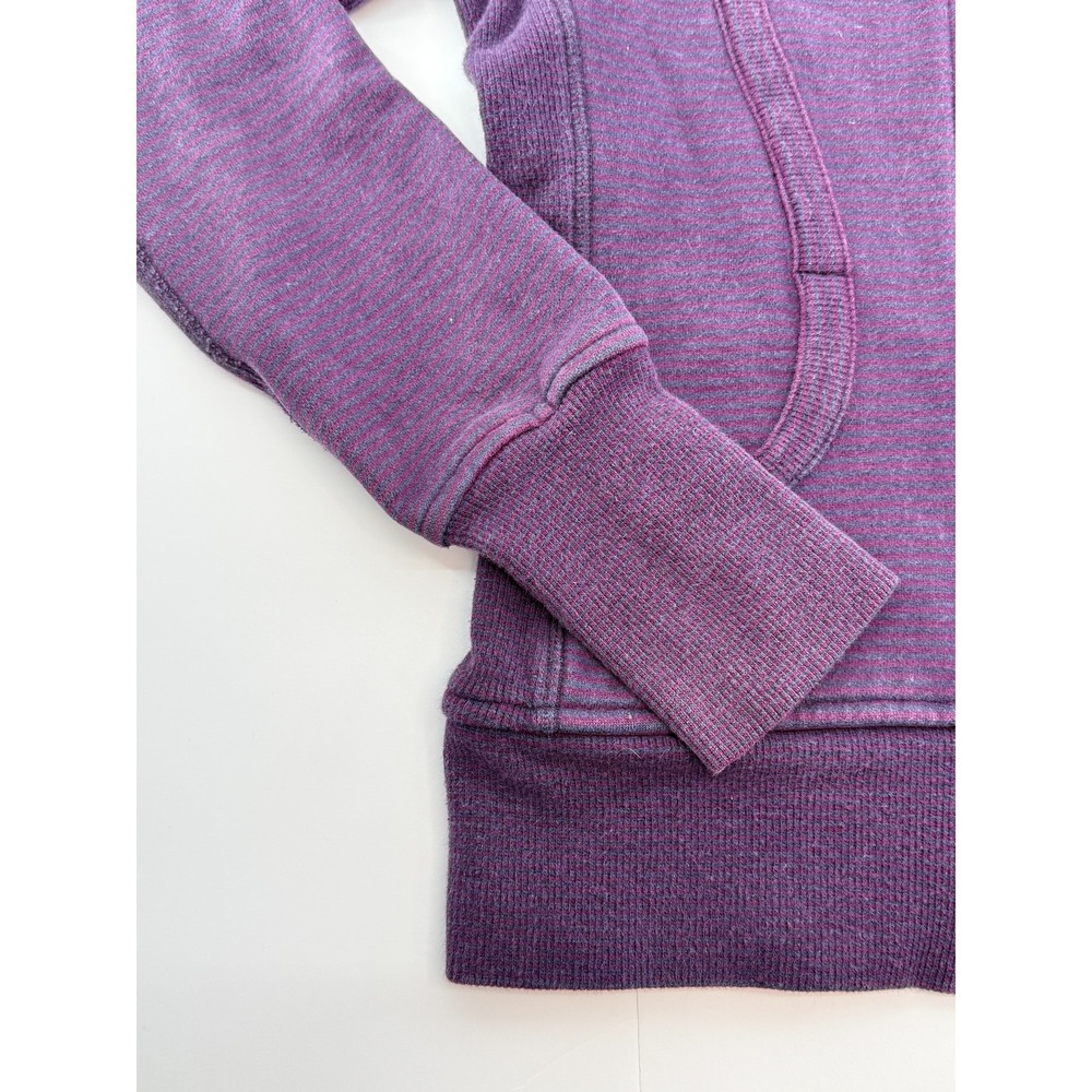Lululemon Women's Size 4 Purple Full Zip Hoodie Scuba Jacket Thumbholes Athletic - Picture 2 of 9